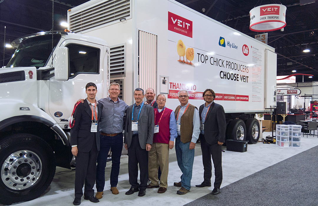 Veit North America and the firts day-old chick truck